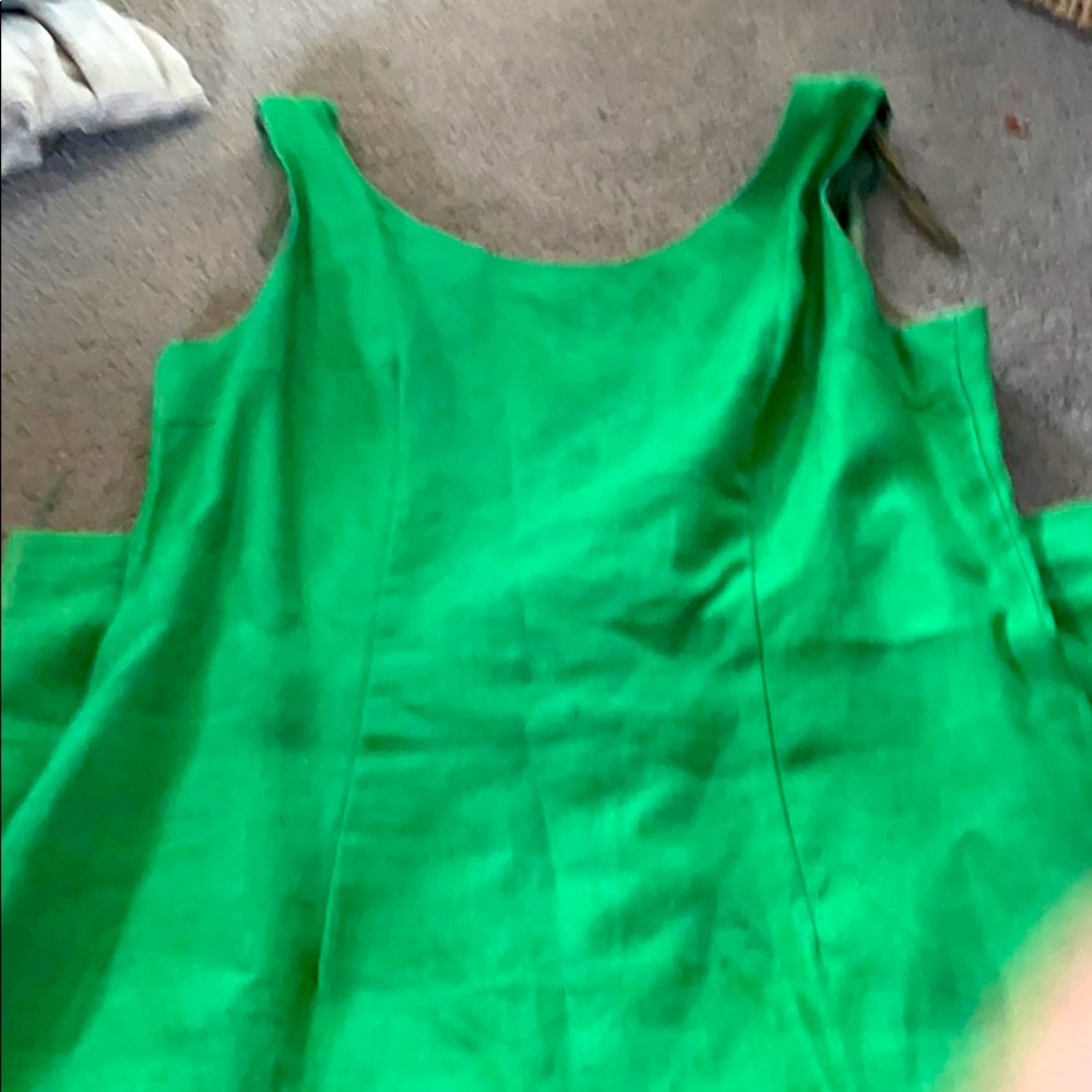 Ellen Ashley green tank dress